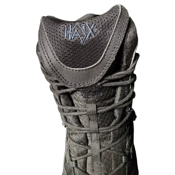 HAIX Black Eagle Tactical Boots Size 13 High Top Side Zipper main image 10